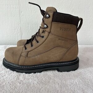 NIB Red Wing Worx Axil 5919 Women Size 7.5M 6in Waterproof Safety Toe Boots NWOB
